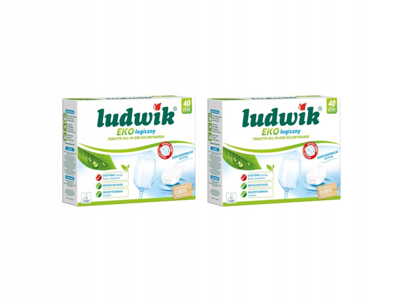 Dishwasher tablets LUDWIK All In One Eco-friendly 80 pcs.