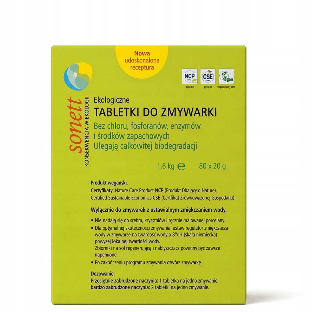Dishwasher tablets – Sonett – 80 pcs.