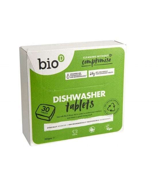 Dishwasher tablets ecological Bio-D 30 pcs.