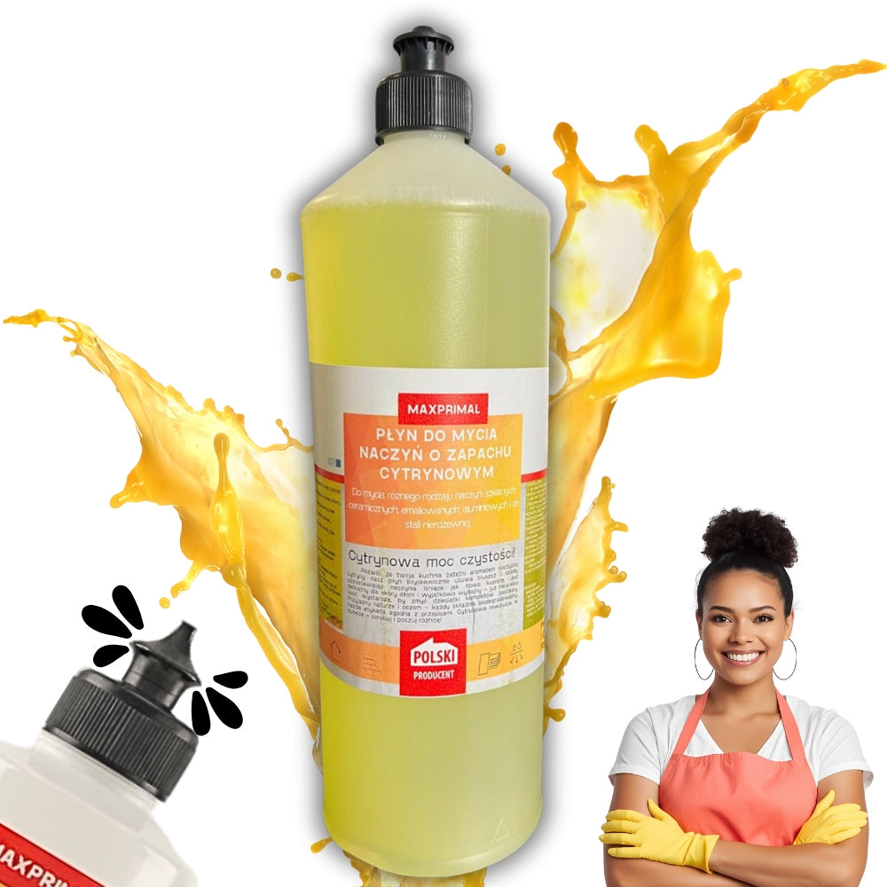 Dishwashing Liquid 1000 ml Lemon 1L Dispenser