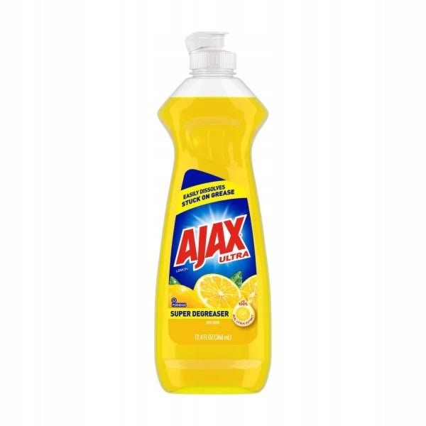 Dishwashing Liquid Lemon Efficient Ajax Lemon 366 ml