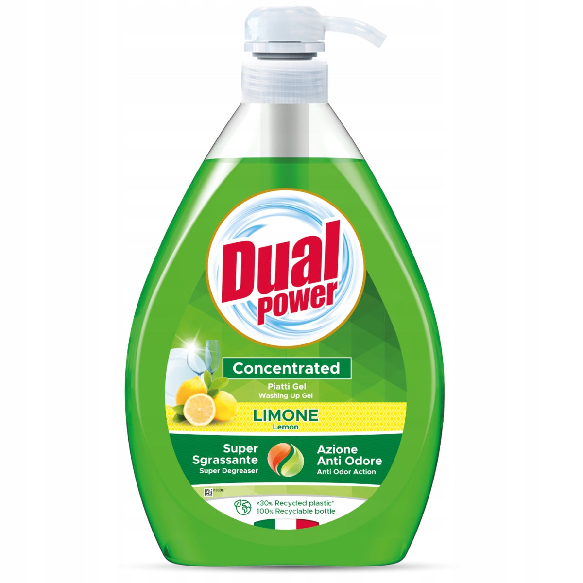 Dishwashing liquid Dual Power lemon 1 l Brand Dual Power