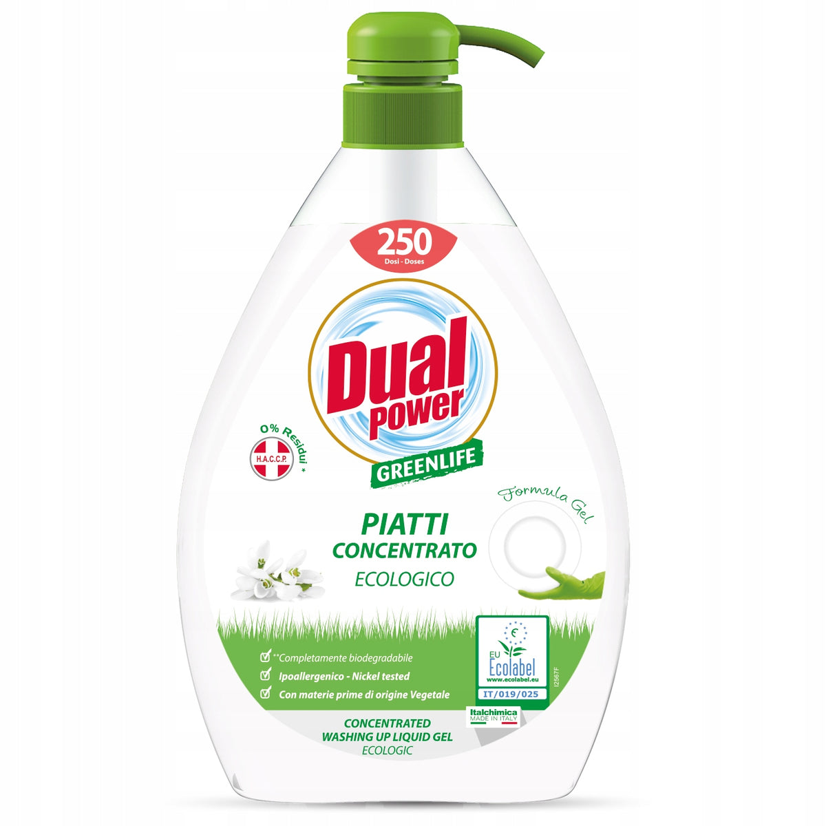 Dishwashing liquid Dual Power organic 1 l Packaging status original