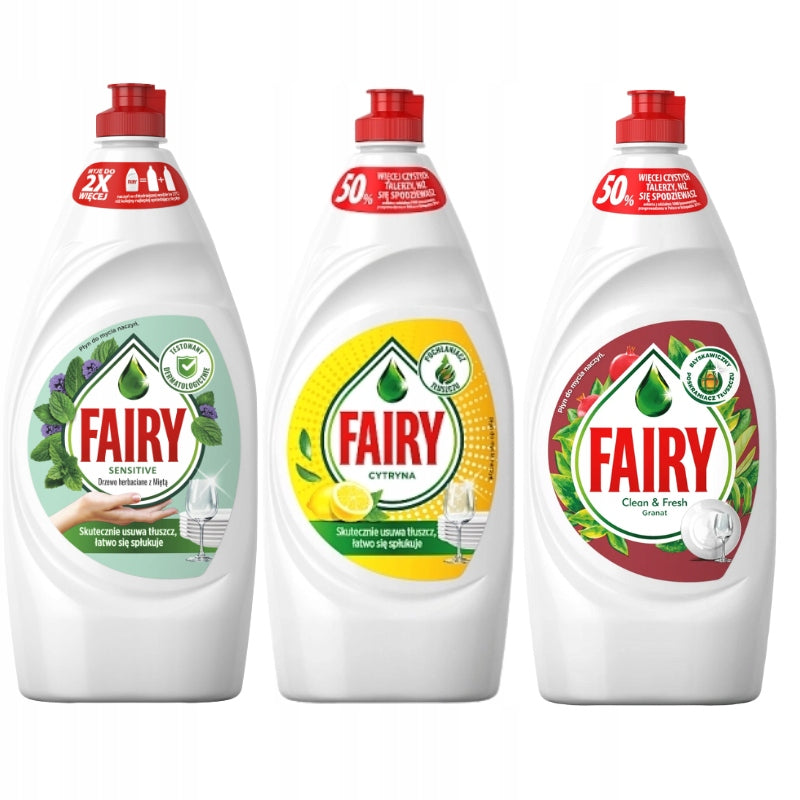 Dishwashing liquid Fairy 3x 1,35 l