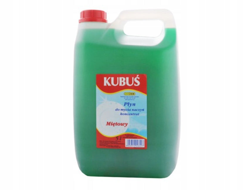 Dishwashing liquid KUBUŚ mint 5 l
