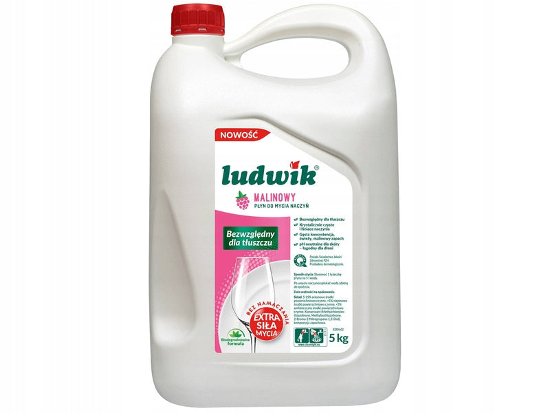Dishwashing liquid LUDWIK Raspberry 5000 ml Brand Ludwik