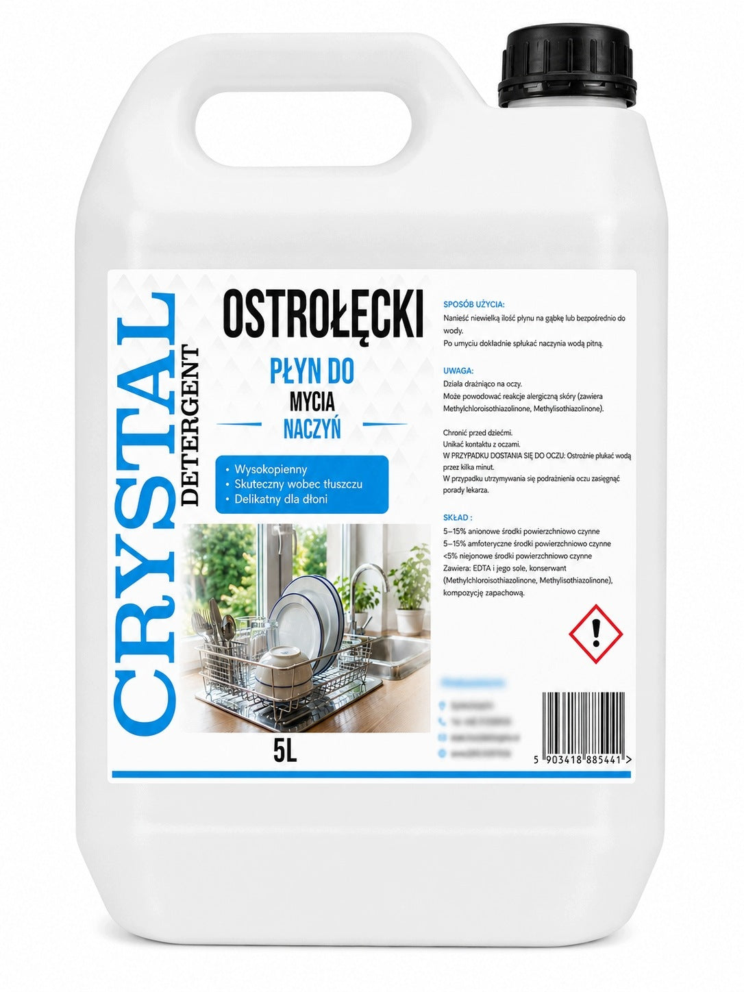 Dishwashing liquid Ostrołęcki 5 l