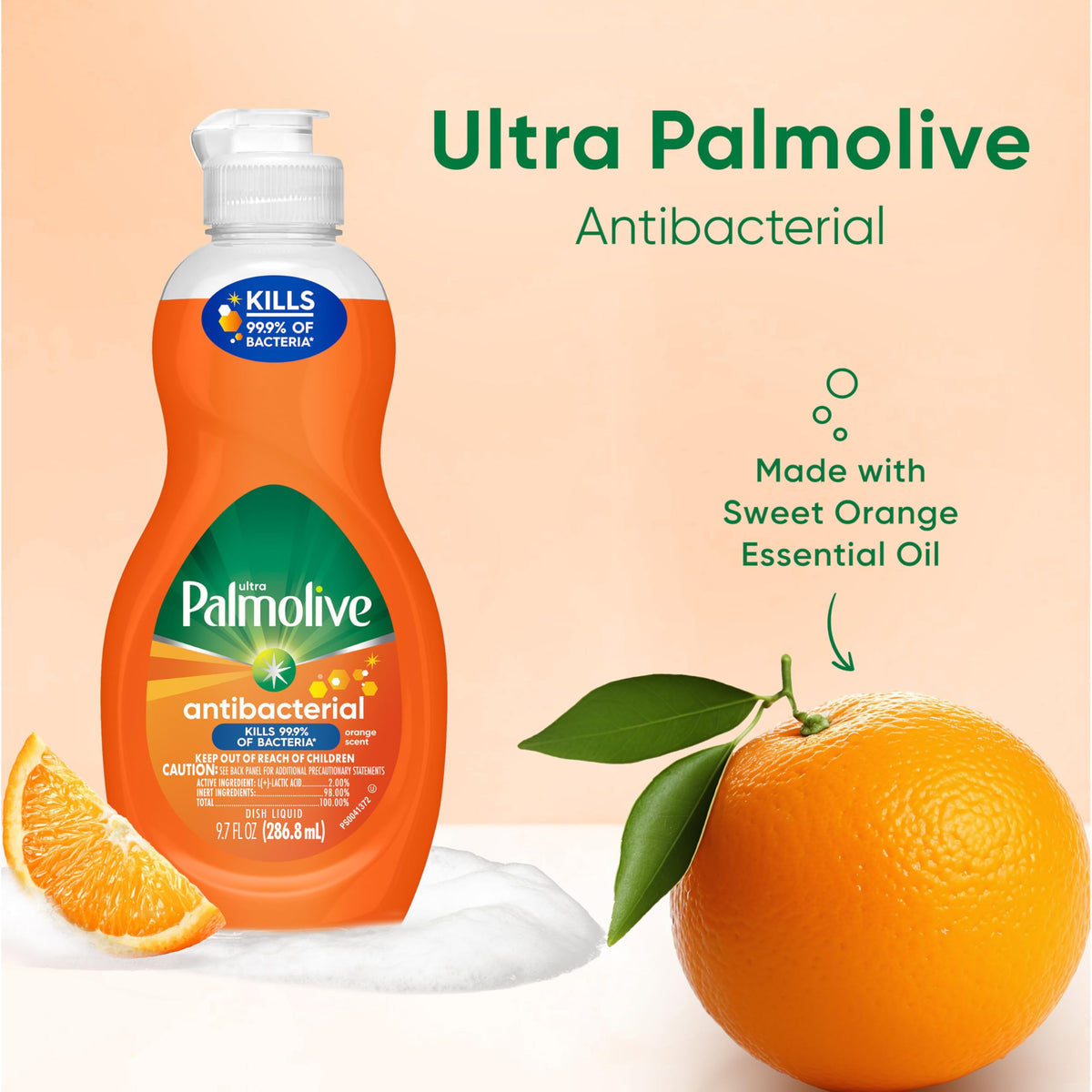 Dishwashing liquid Palmolive Ultra Orange 287ml