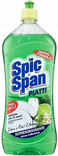 Dishwashing liquid SPIC SPAN LIME & ORANGE 1000ml Brand Spic&Span
