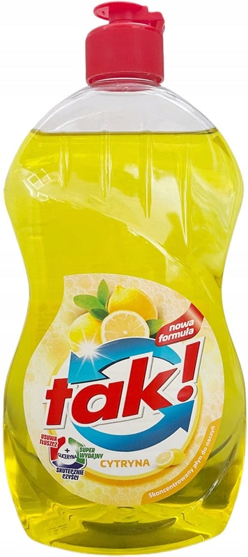 Dishwashing liquid TAK! Lemon 0,5 l