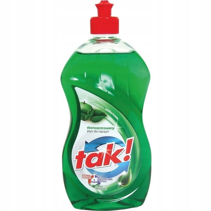 Dishwashing liquid apple mint 500ml TAK!