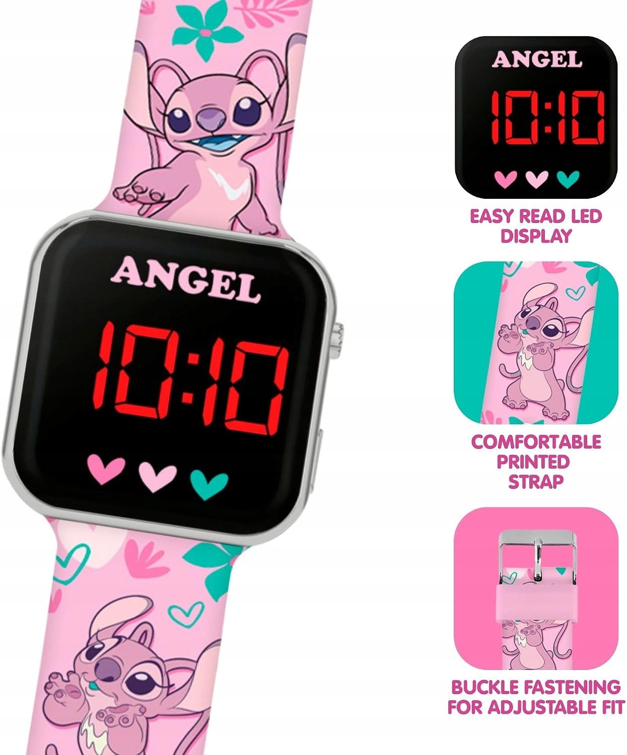 Disney Lilo and Stitch wrist watch with surprise strap Gender woman