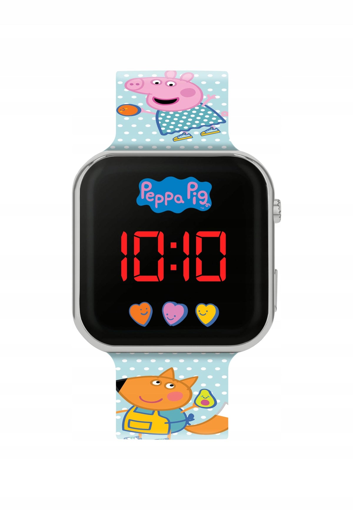 Disney PEPPA PIG LED Watch, multicolor, Multicrystal, universal blur