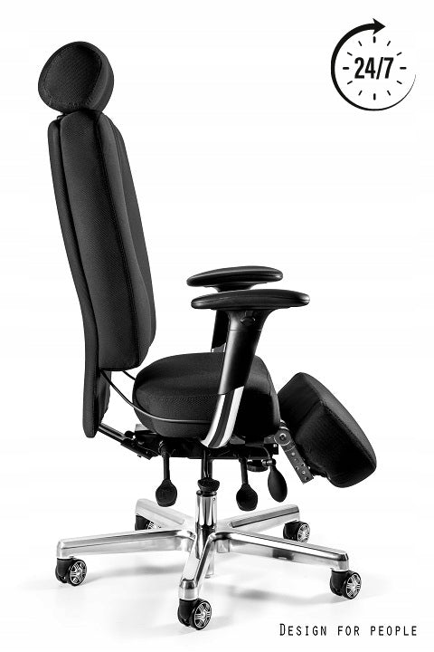 Dispatch chair MAJOR Unique armchair 24/7 150kg fabric black Manufacturer code 9017-B