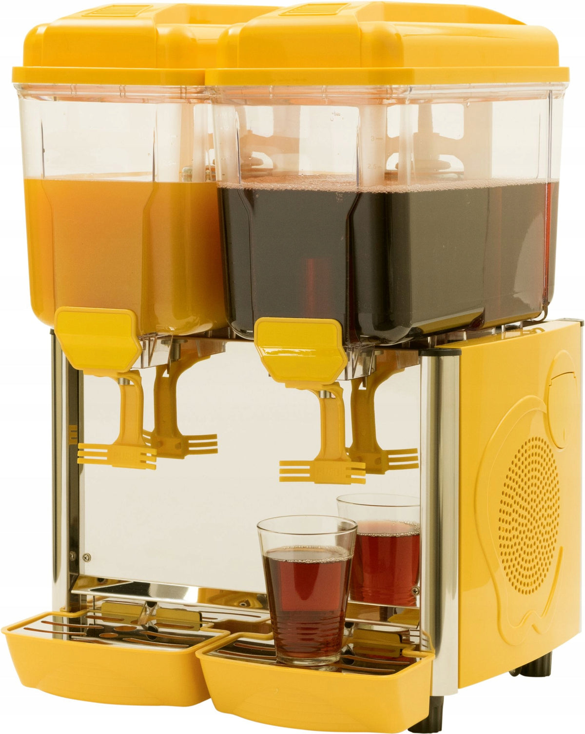 Dispenser, distributor for cold drinks Saro, model Corolla 2G - yellow