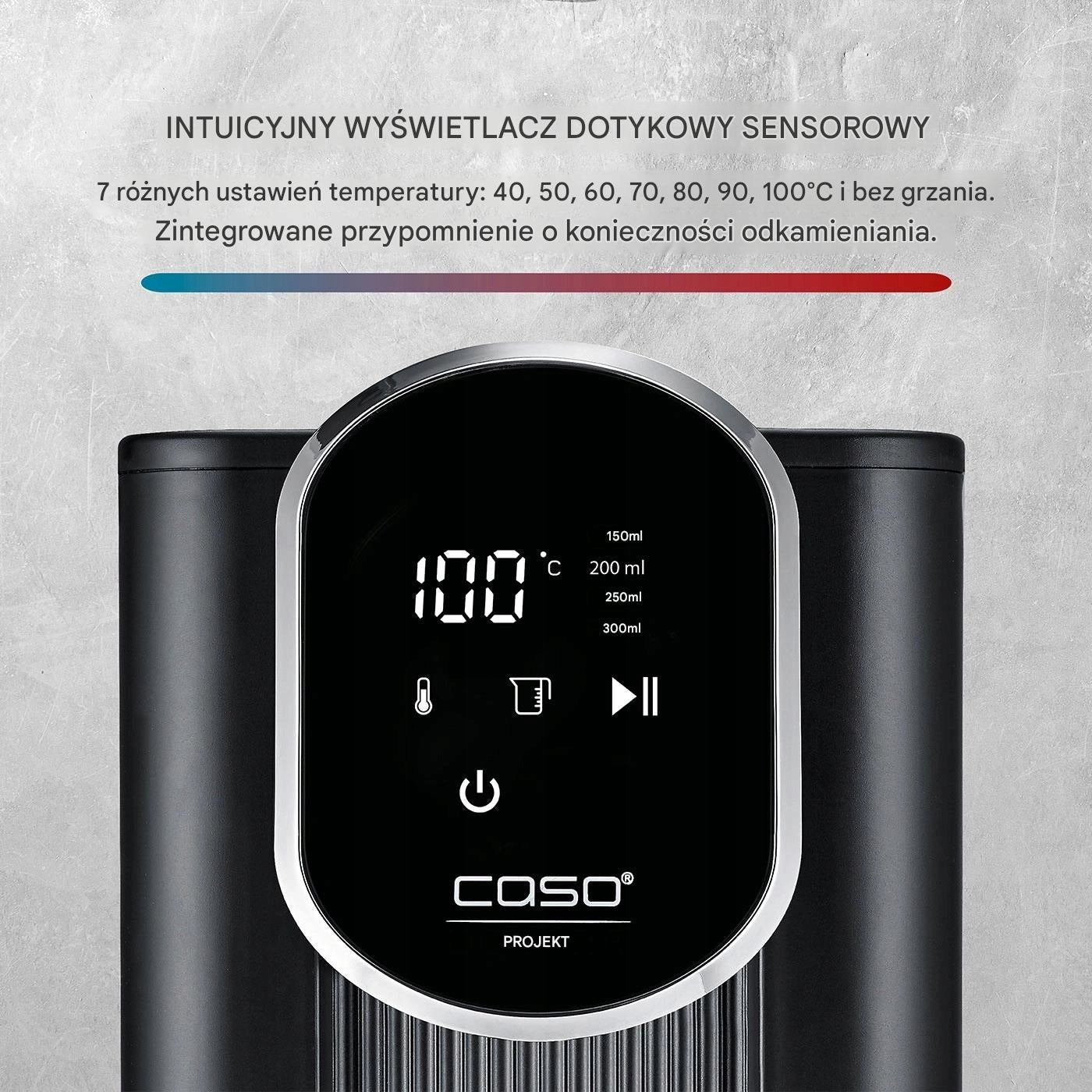 Dispenser feeder water heater CASO HW610 Dominant color black