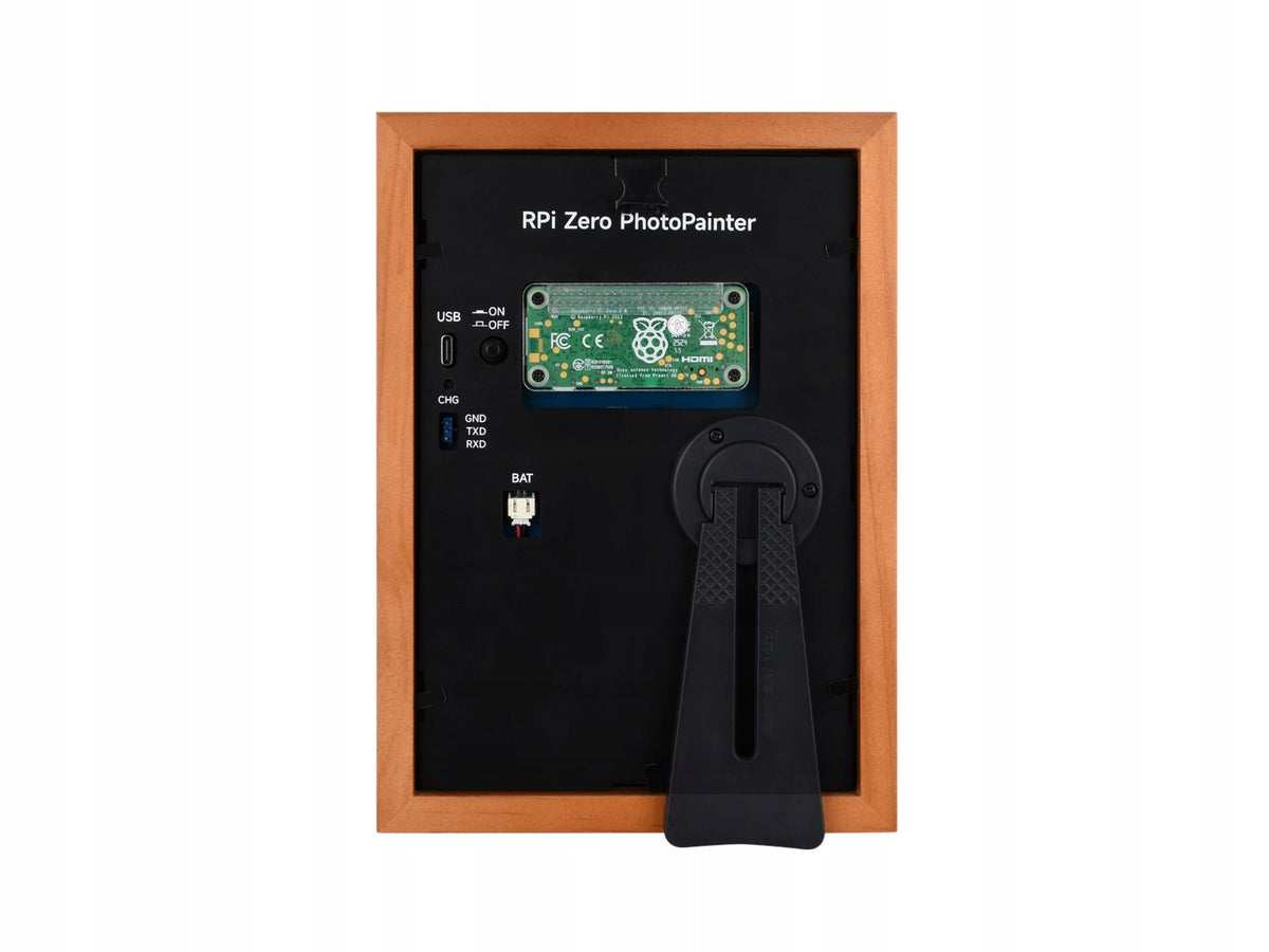 Display E-Paper 7.3 inch E6 with wooden frame for Raspberry Pi Zero Manufacturer code Waveshare 33137