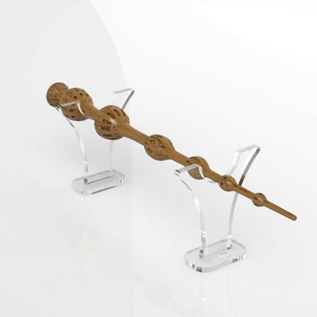 Display Stand / Acrylic Bracket Rack Holder for Wand Collection Clear Base Manufacturer no brand