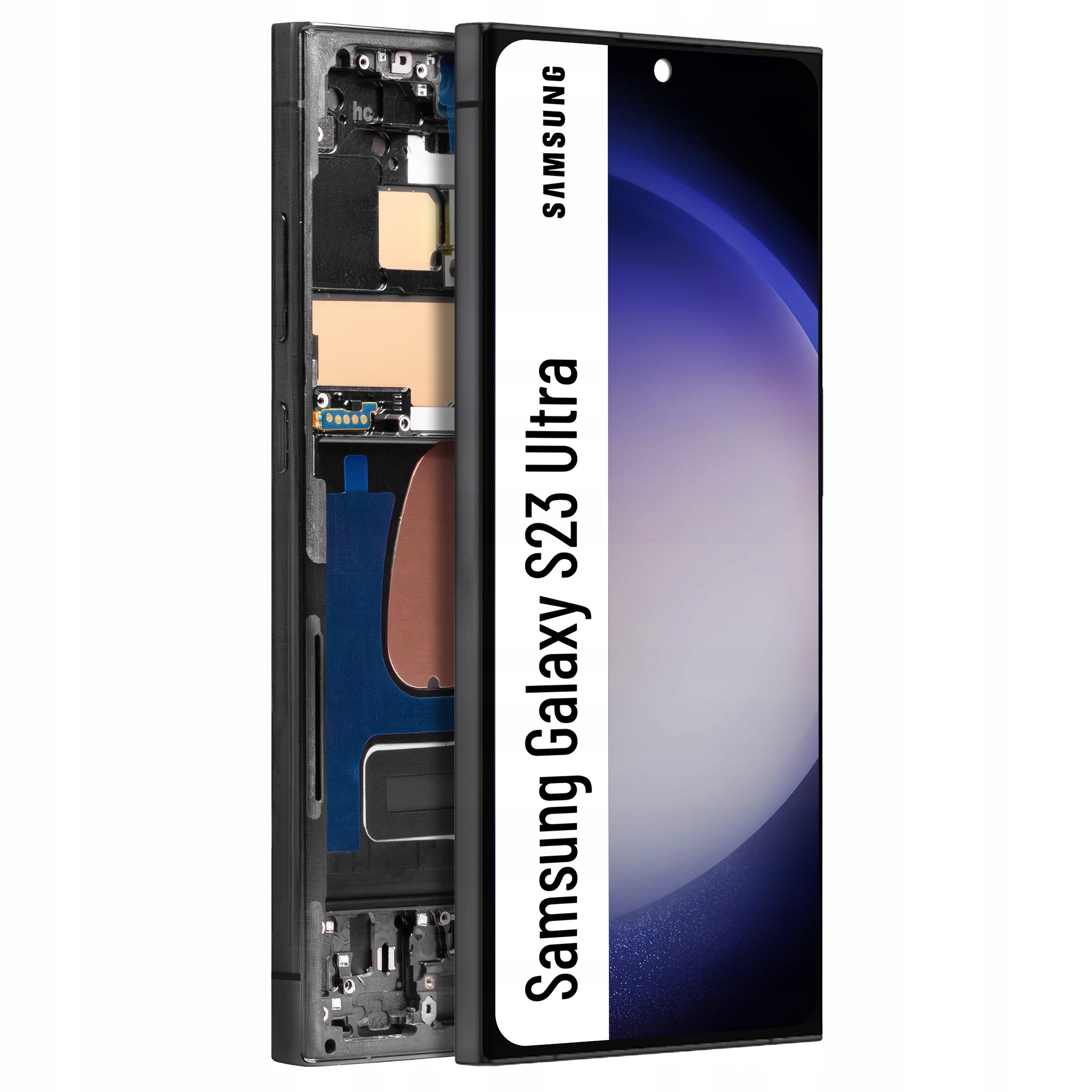 Display for Samsung Galaxy S23 Ultra Screen Big OLED Frame SM-S918B