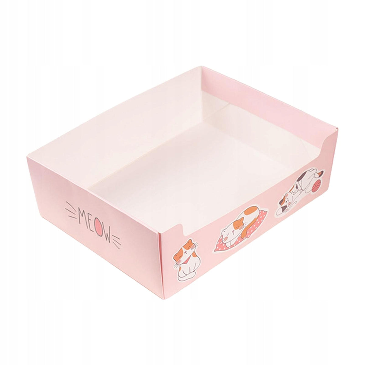 Disposable Cat Litter Box Bedpan Large Capacity Nonstick Kitty Travel