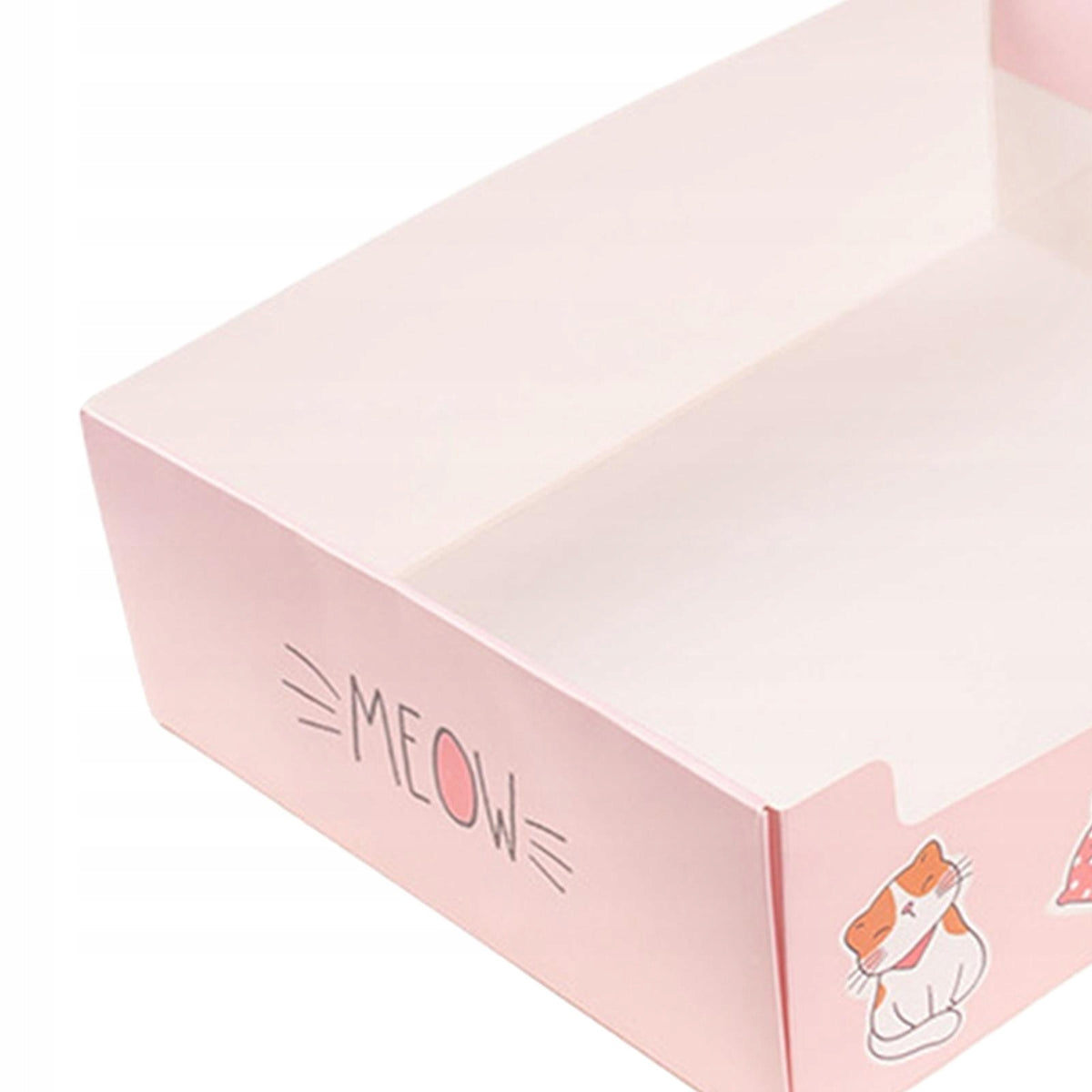 Disposable Cat Litter Box High Sided Pet Sand Box Pet Litter Tray Open Top Packaging status original