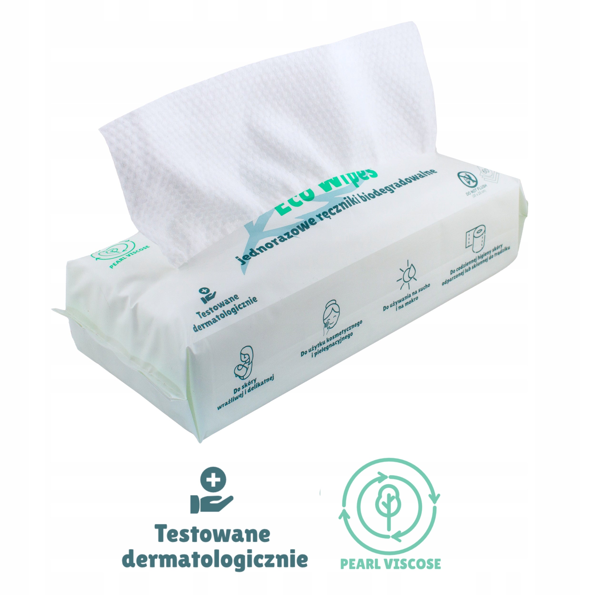 Disposable towels ECO WIPES for newborns Pure 3x60pcs 20x23cm BIO Manufacturer code 5901315488598