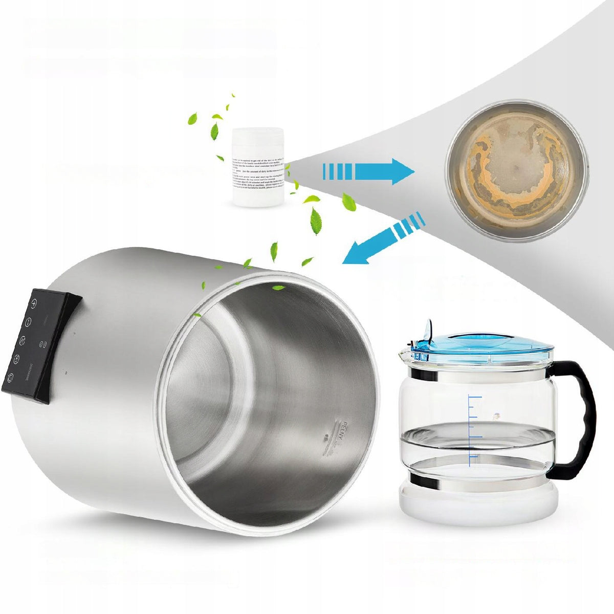 Distiller water distiller 4 l strong 1750 W set jug filter inox pro Model other