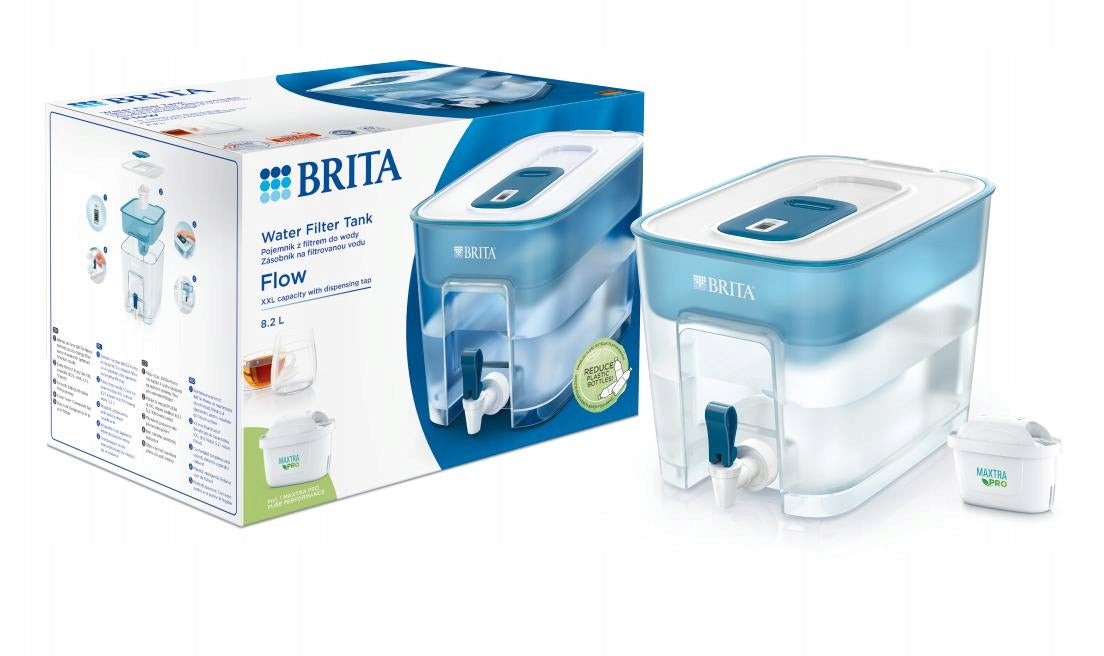 Distributor filter jug BRITA Flow 8,2l + water filter MAXTRA PRO