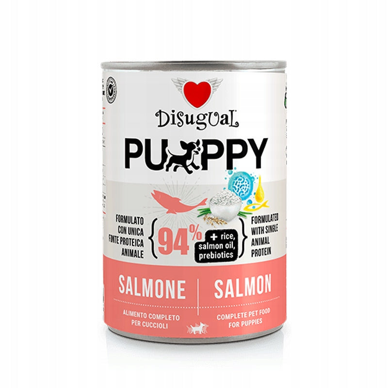 Disugual Puppy Monoprotein Wet Dog Food Puppies Salmon 400 g