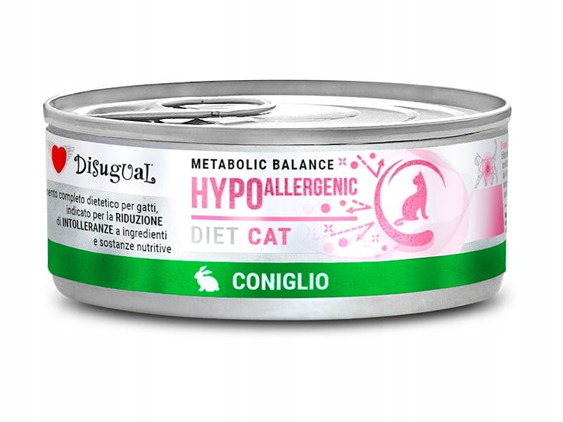 Disugual Wet Cat Food 85 g Hypoallergenic Rabbit Can for Rodents