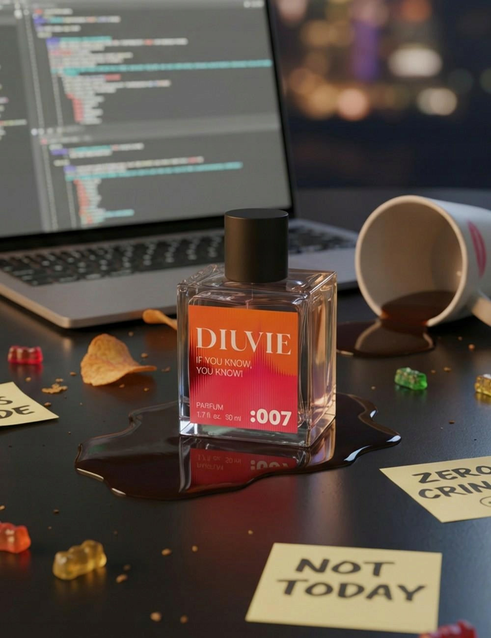 Diuvie 007 Zero embarrassment 50ml Perfume for women Packaging status original