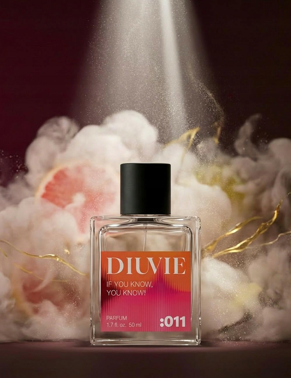 Diuvie 011 Effect in 5 Seconds 50ml Perfume for Women Packaging status original
