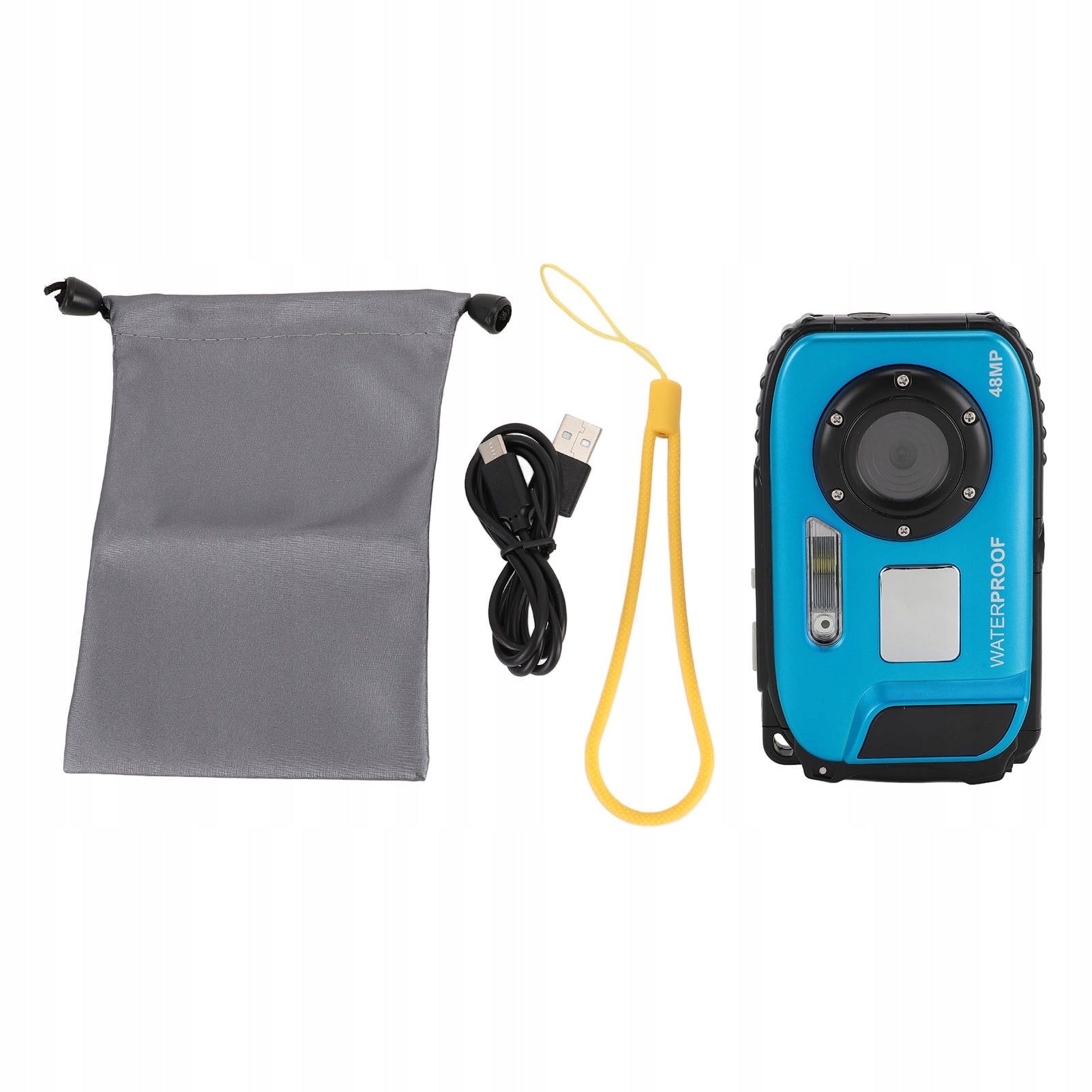 Diving Camera 1080P 48MP Anti Shake 5m Waterproof 8L Camera Model 7916JYWW