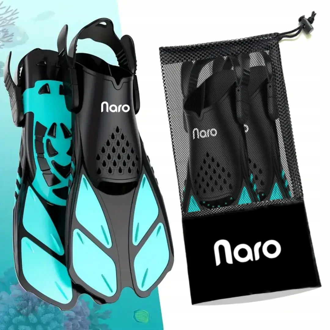 Diving Fins Adjustable L Naro Flow 42-47 for Swimming Color blue