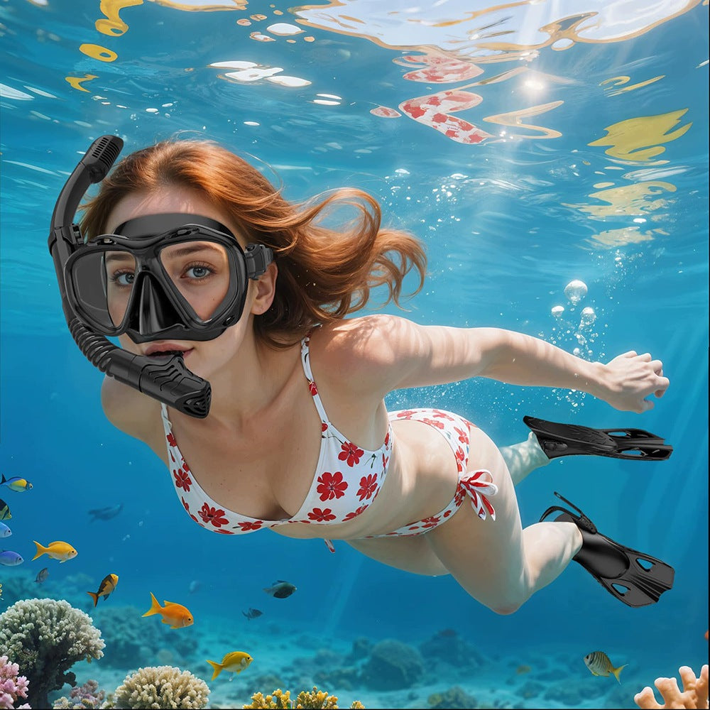Diving Glasses, Diving Set, Snorkeling Set Packaging status original