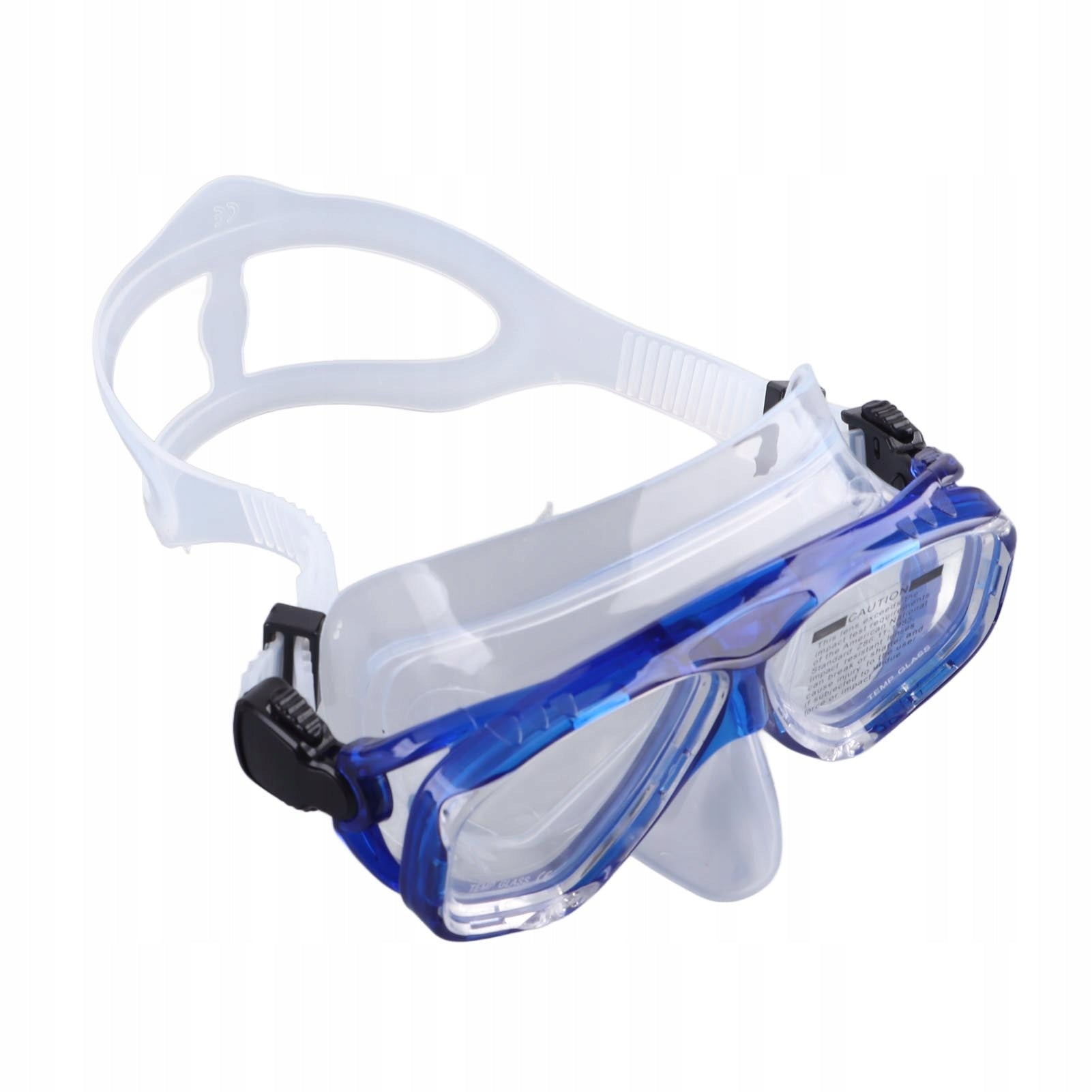 Diving Goggles with Nose Guard Wide View, Tempered Glass, 5W
