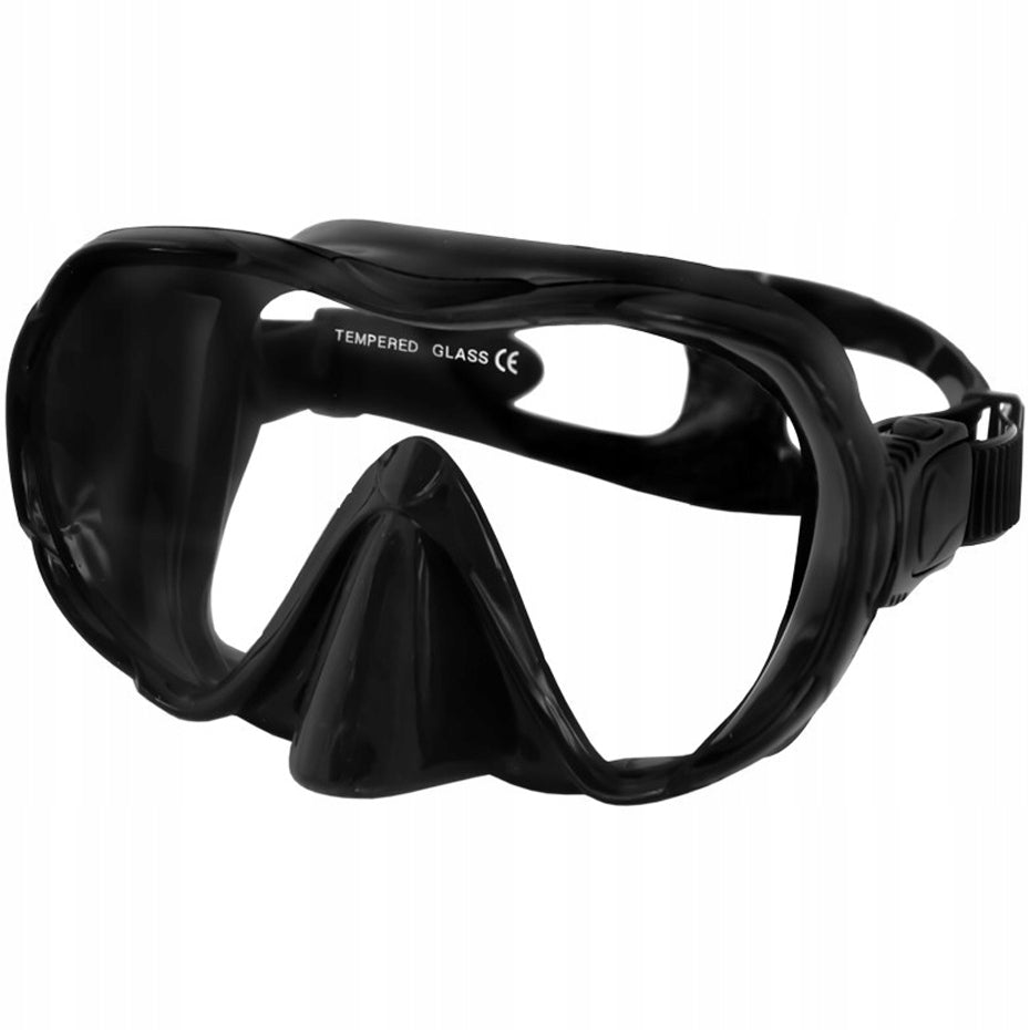 Diving Mask Frameless Silicone Glasses 4mm Tempered Glass