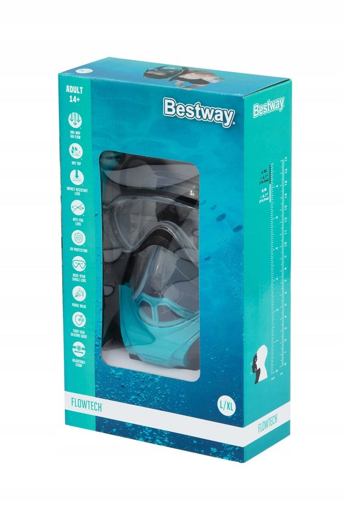 Diving Mask Full Face Snorkeling Mask L/XL Bestway 24058 Product weight with unit packaging 0.82 kg