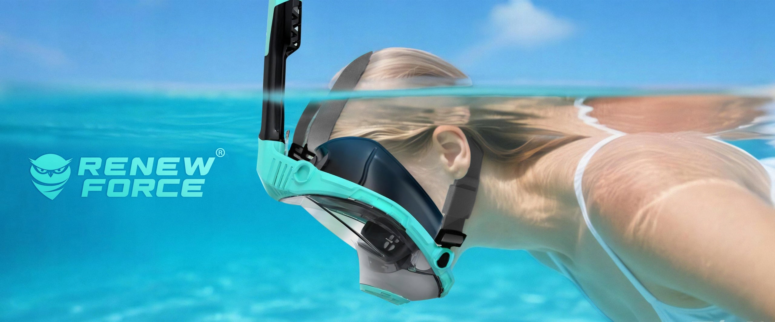 Diving Mask Snorkeling Full Face DRYTOP ANTIFOG S/M Systems Gender unisex product