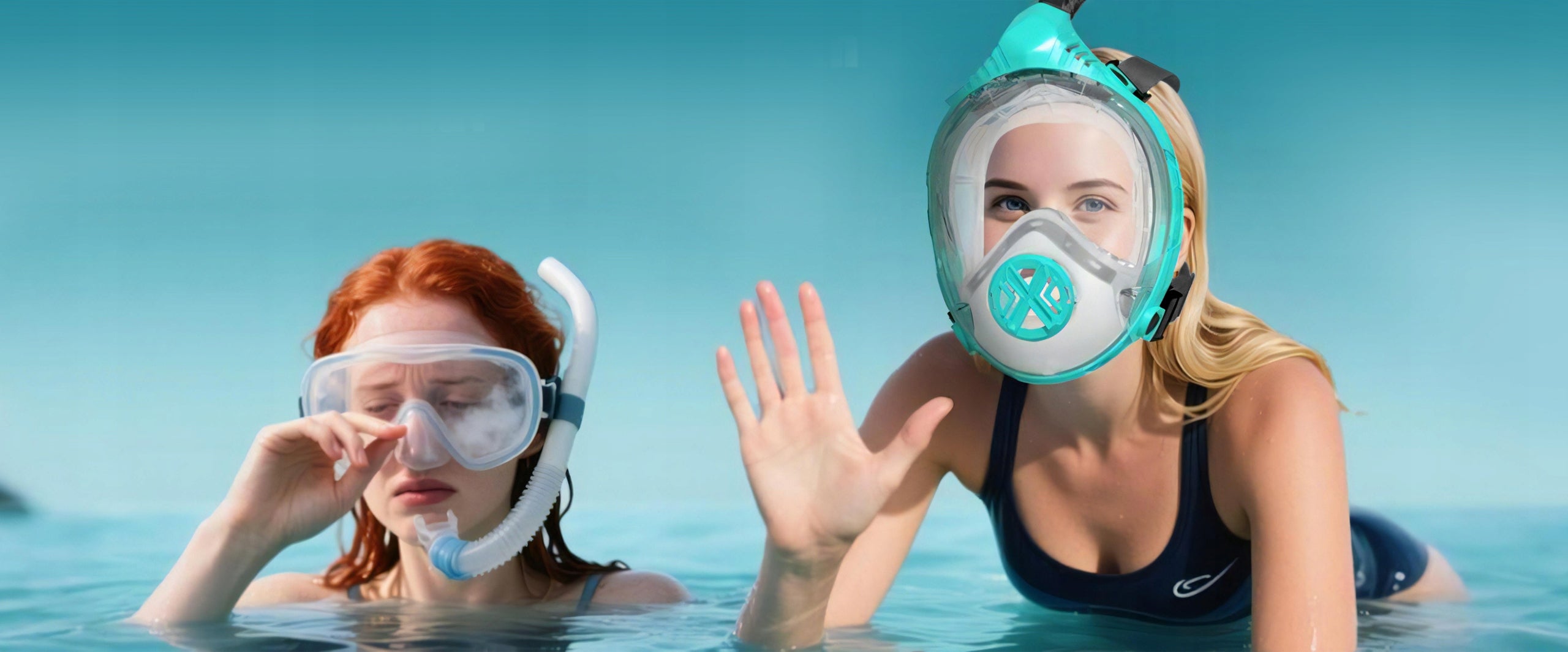 Diving Mask Snorkeling Full Face DRYTOP ANTIFOG S/M Systems Product weight with unit packaging 0.72 kg