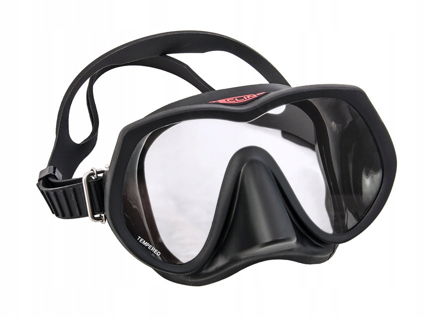 Diving Mask TecLine Frameless Super View Black