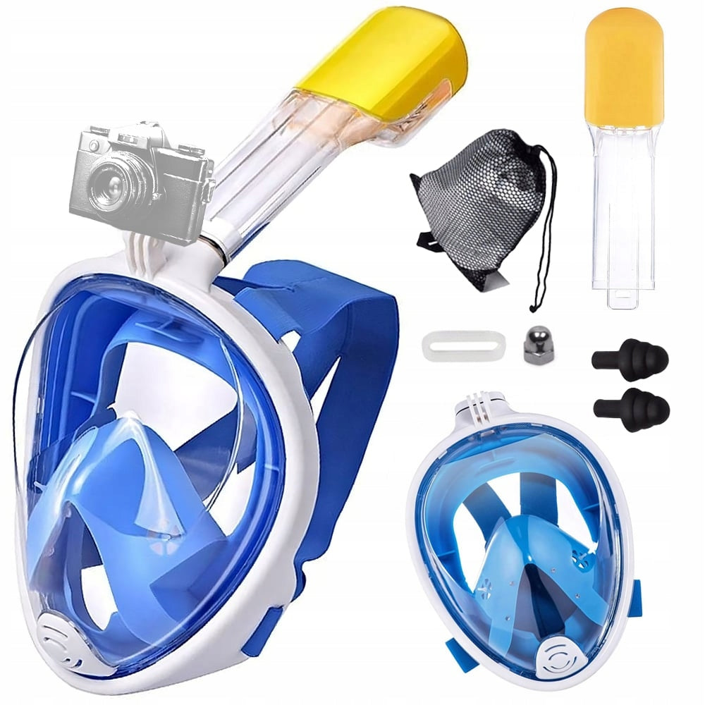 Diving Swimming Mask Full Face AntiFog S/M