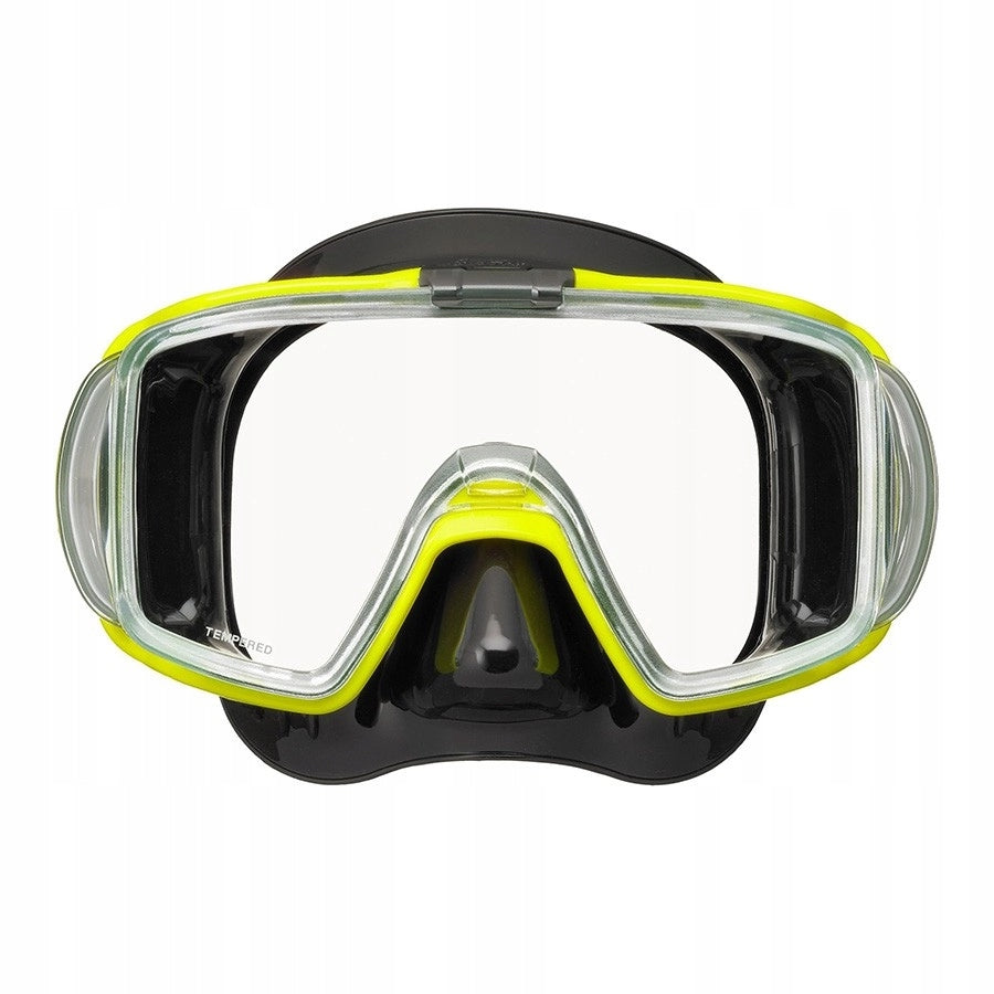 Diving and snorkeling mask Tusa Visio Tri-Ex UM-31QB yellow
