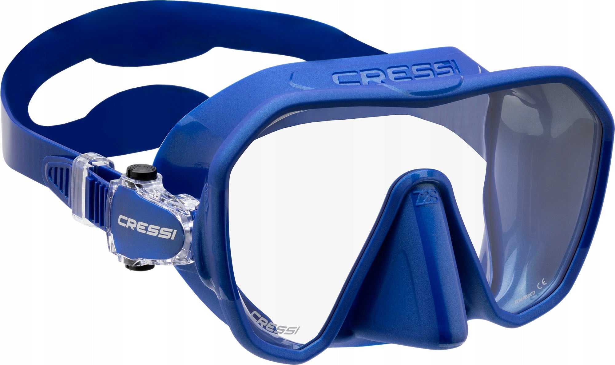 Diving mask CRESSI Z2S Small - Frameless - Mono-lens Blue Metal DN452020 Manufacturer code DN452020