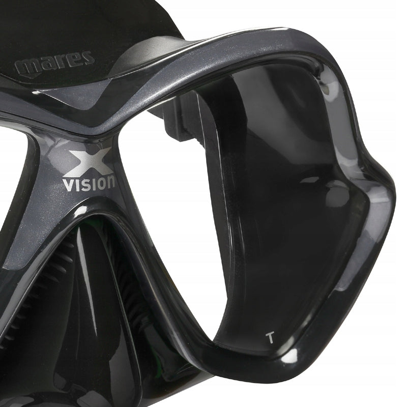 Diving mask Mares X-Vision - wide field of view Colour: black Packaging status original