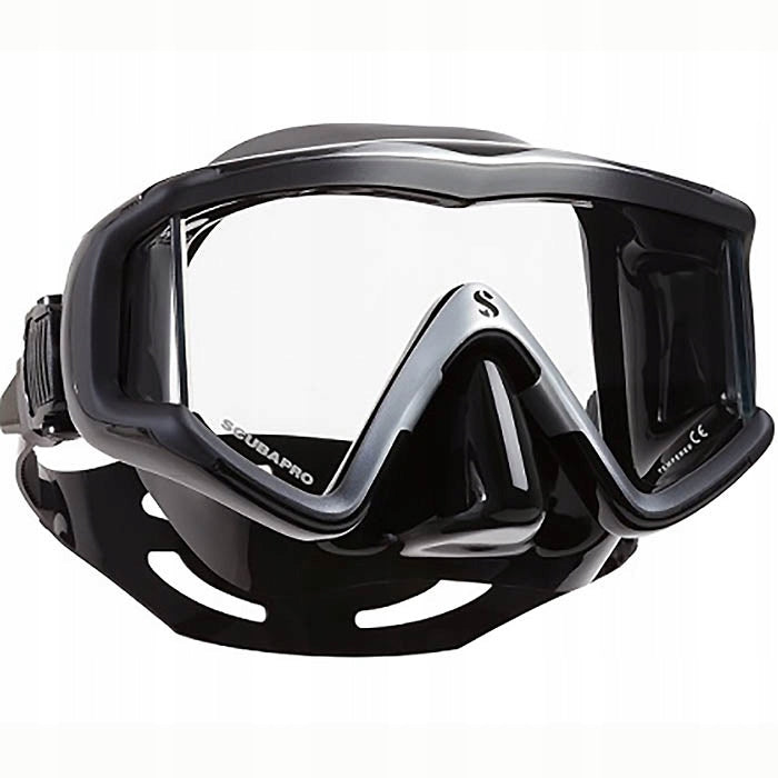 Diving mask Panoramic glasses Scubapro Crystal Vu black
