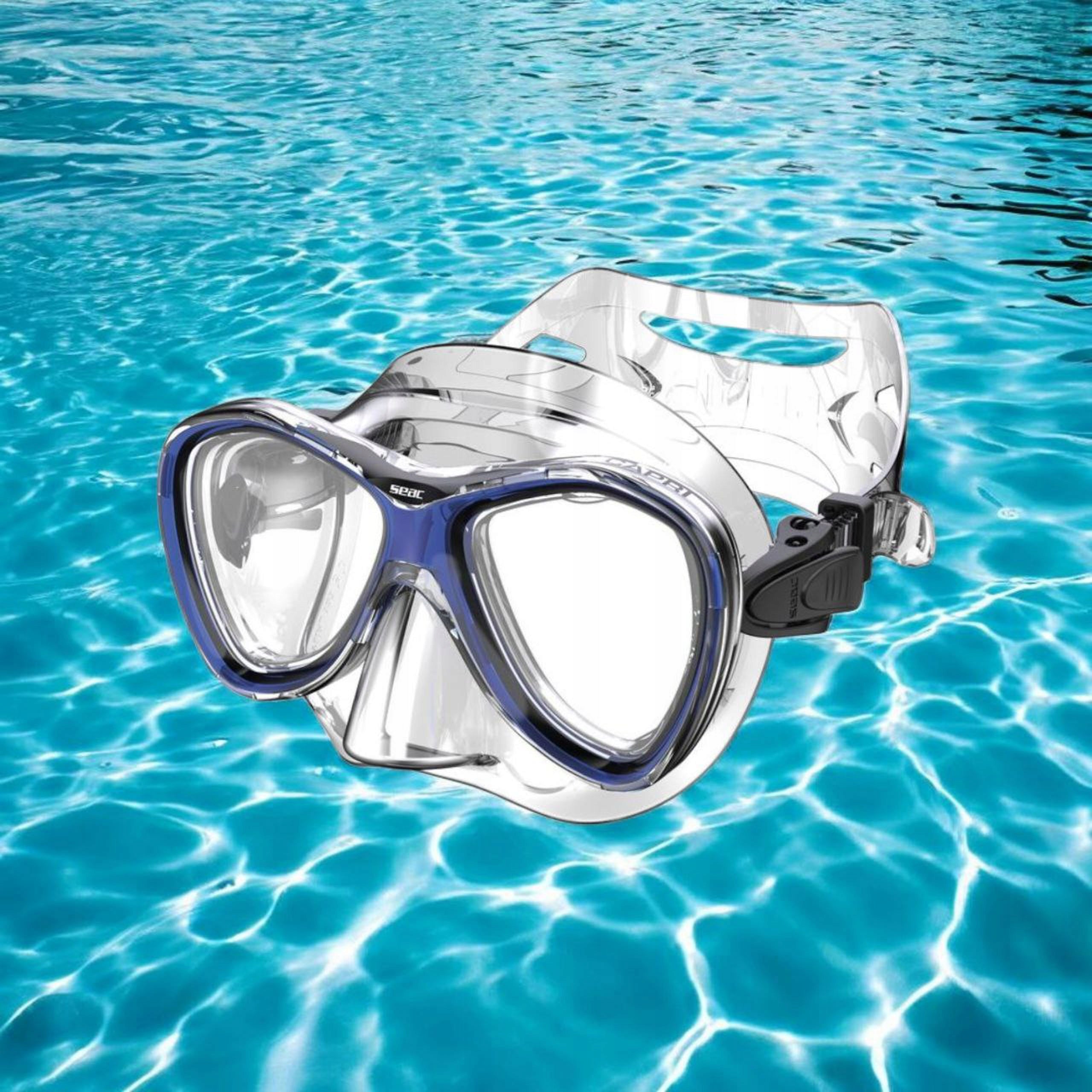 Diving mask SEAC CAPRI transparent silicone blue frame Manufacturer code 9420B