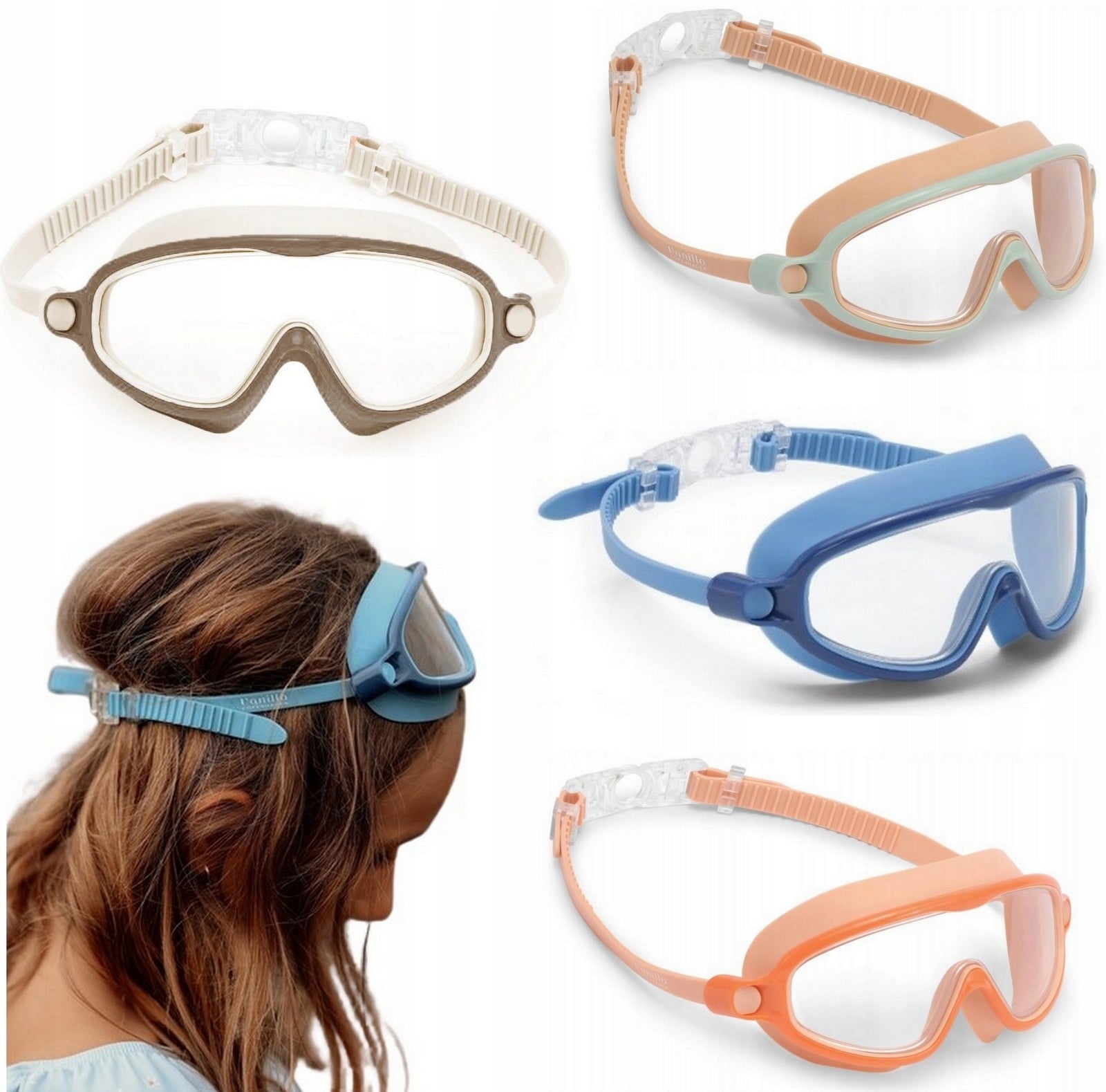 Diving mask Water goggles Vanilla Copenhagen 3-8 years