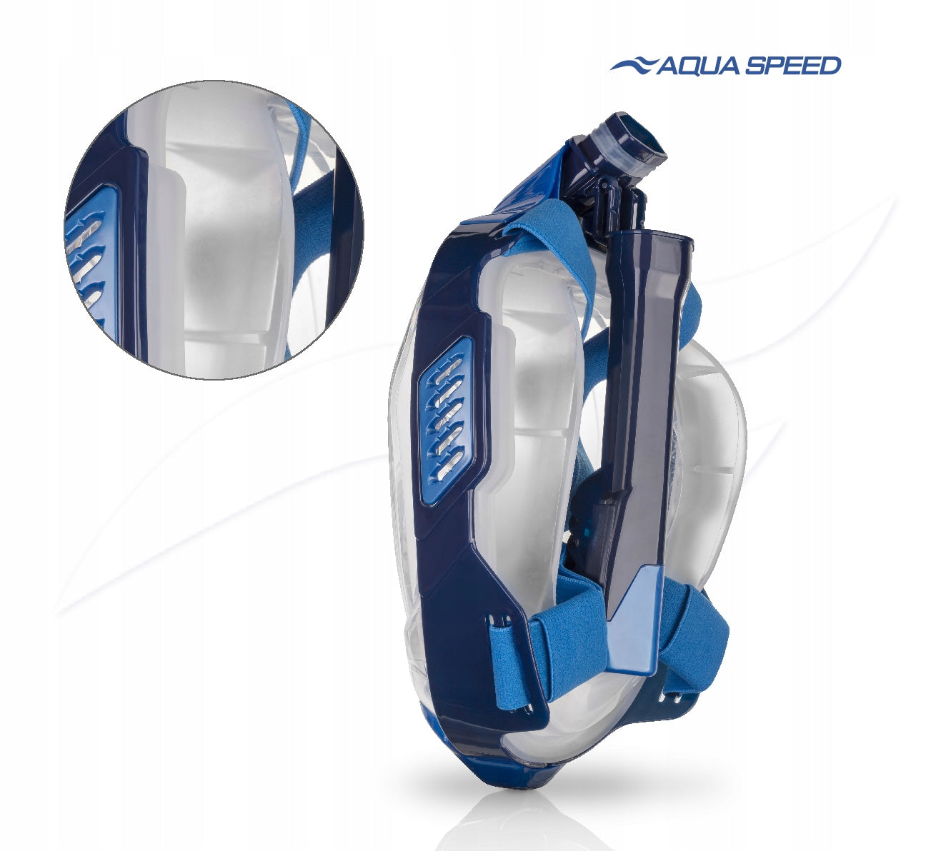 Diving mask full face snorkeling AQUA SPEED Veifa ZX 01 Kind full face with tube