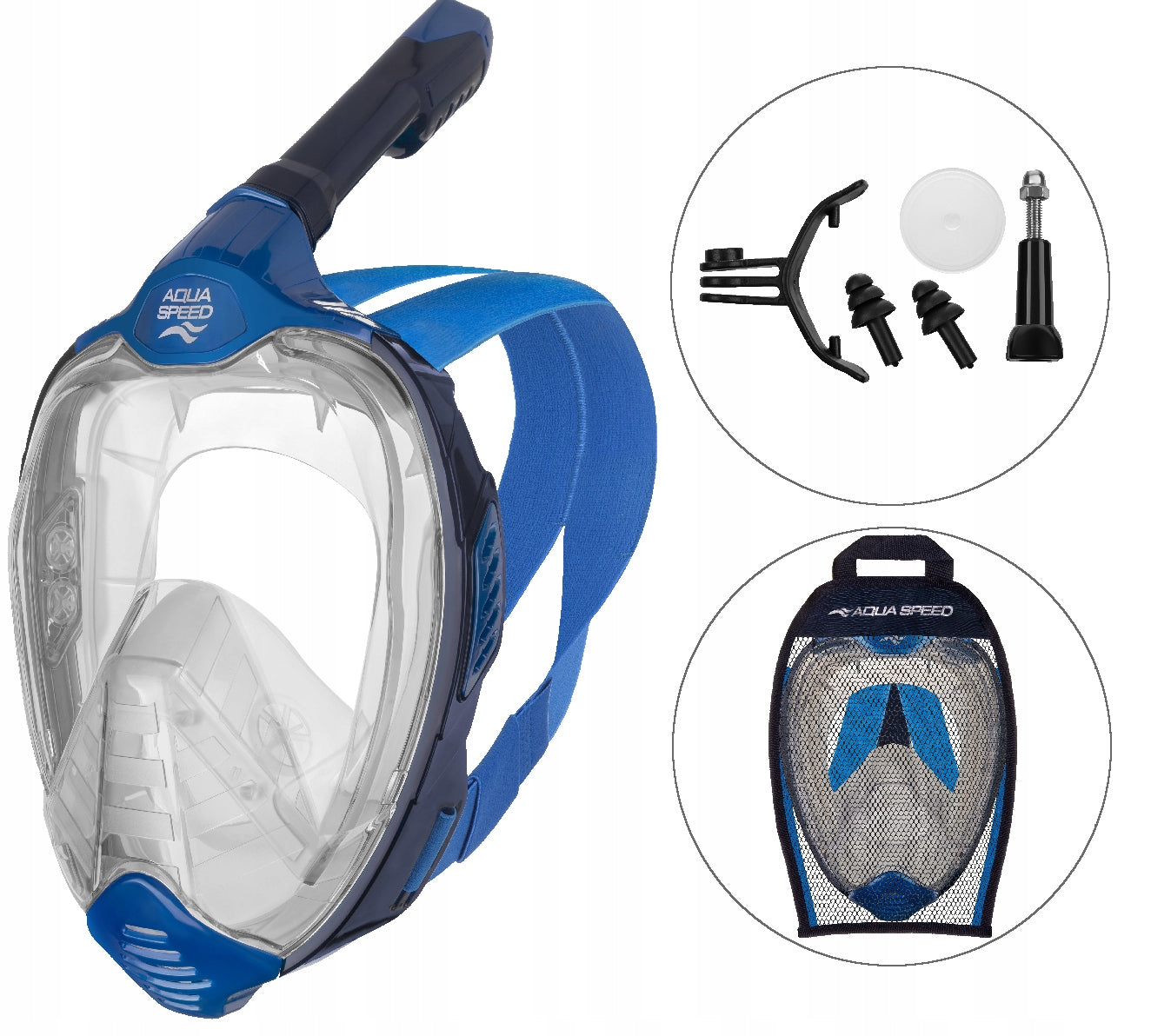 Diving mask full face snorkeling AQUA SPEED Veifa ZX 01